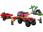 LEGO® City 60412 - Hasičské auto 4x4 a záchranný čln